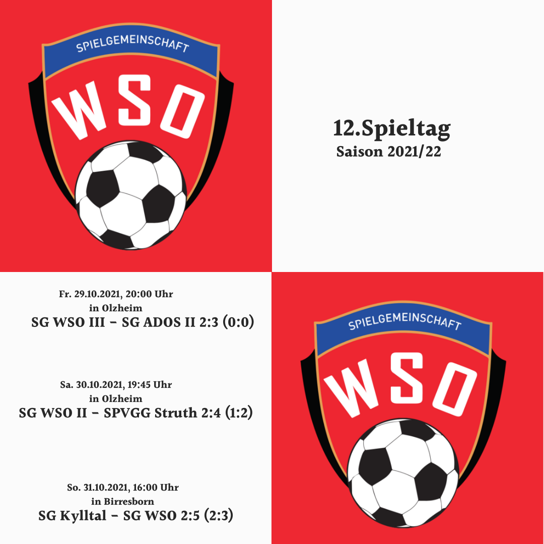 12.Spieltag Saison 202122 2